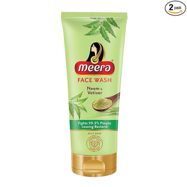 Meera Neem & Vetiver Face Wash - 100 gms