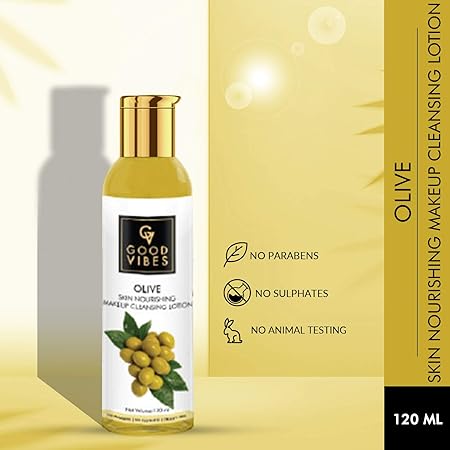 Good Vibes Olive Skin Nourishing Makeup Cleansing Lotion - 120 ml