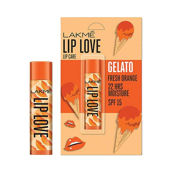 Lakmé Lip Love Gelato Chapstick Fresh Orange - 4.5 gms