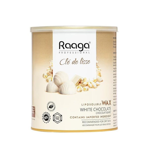 Raaga Professional White Chocolate Liposoluble Wax For Body - 800 ml