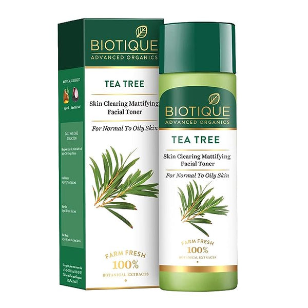 Biotique Tea Tree Skin Clearing Mattifying Facial Toner - 120 ml