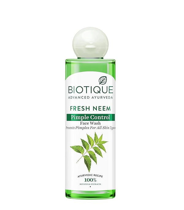 Biotique Fresh Neem Pimple Control Face Wash - 200 ml