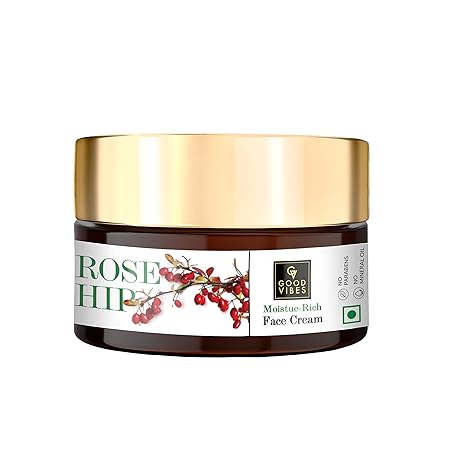 Good Vibes Rosehip Moisture Rich Face Cream - 100 gms