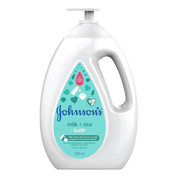 Johnsons' Baby Milk + Rice Bath - 1000 ml