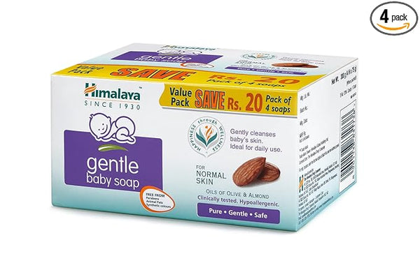 Himalaya Gentle Baby Soap Value Pack - 75 gms (Pack Of 4)