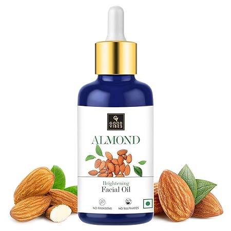 Good Vibes Almond Skin Brightening Facial Oil - 30 ml