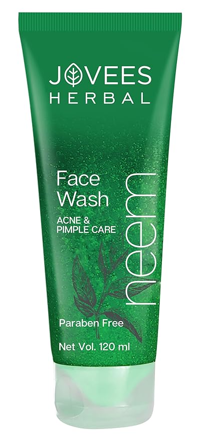 Jovees Herbal Neem Face Wash With Neem & Tea Tree Extracts - 120 ml