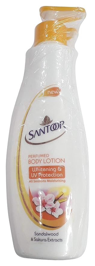 Santoor Whitening and UV Perfumed Body Lotion - 250 ml