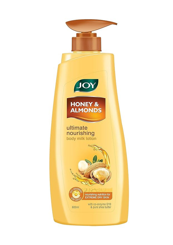 Joy Honey & Almonds Ultimate Nourishing Body Milk Lotion - 600 ml