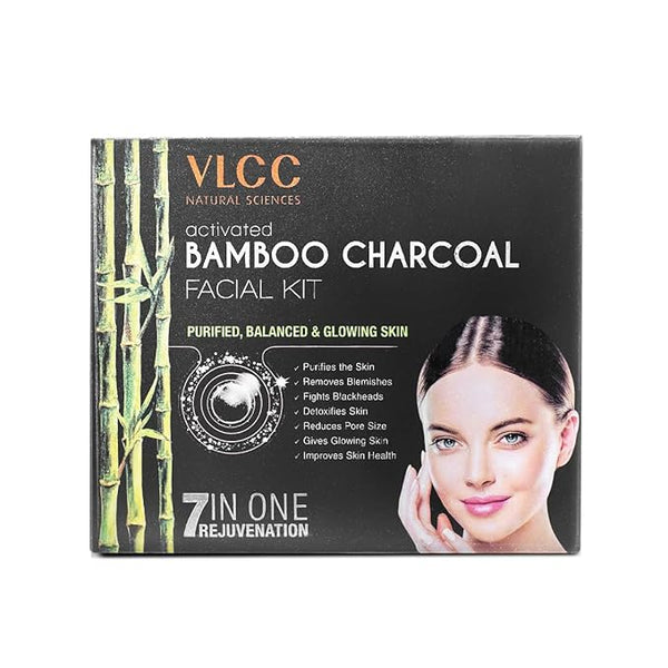 VLCC Activated Bamboo Powder Charcoal Facial Kit - 60 gms