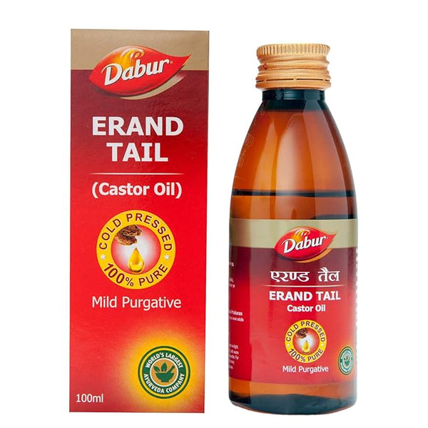 Dabur Erand Tail Pure Cold Pressed Castor Oil  - 100 ml