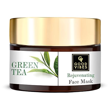 Good Vibes Green Tea Rejuvenating Face Mask - 50 gms