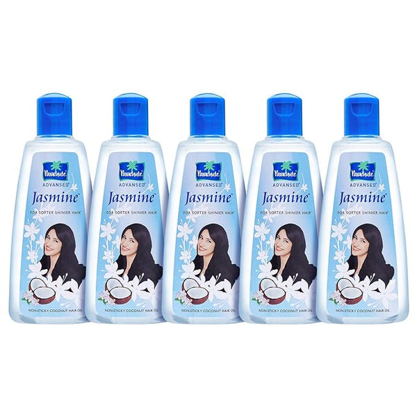 Parachute Advansed Jasmine Non Sticky Coconut Hair Oil - 90 ml (Pack of 5)