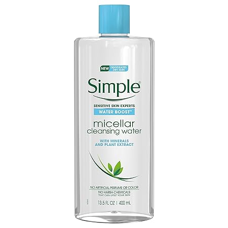 Simple Water Boost Micellar Cleansing Water Sensitive Skin - 400 ml