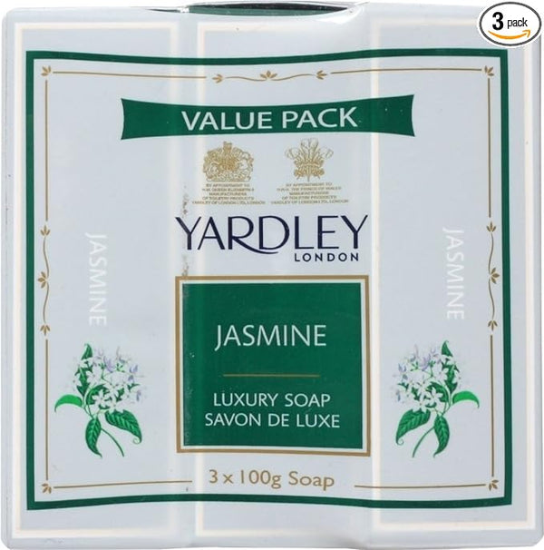 Yardley Soap, Jasmine - 100 gms (Pack of 3)