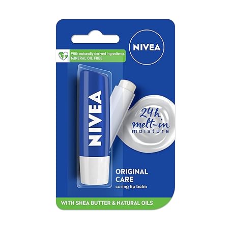 Nivea Lip Balm Original Care - 4.8 gms