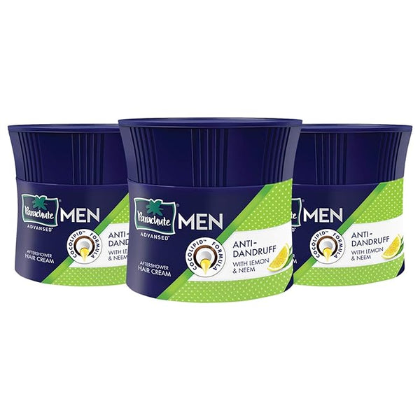 Parachute Advansed Men Hair Cream Anti Dandruff - 100 gm (Pack of 3)