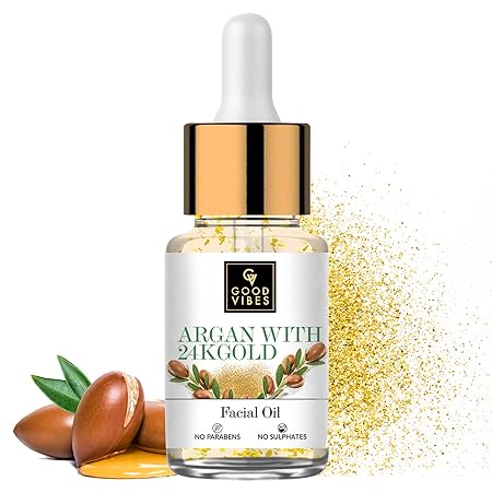 Good Vibes Argan With 24K Gold Facial Oil - 10 ml