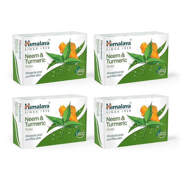 Himalaya Neem and Turmeric Soap - 125 gms ( Pack of 4)