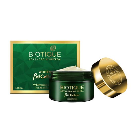 Biotique Nature Cell Lightening Excel Day Cream (BXL coconut cream)-50 ...