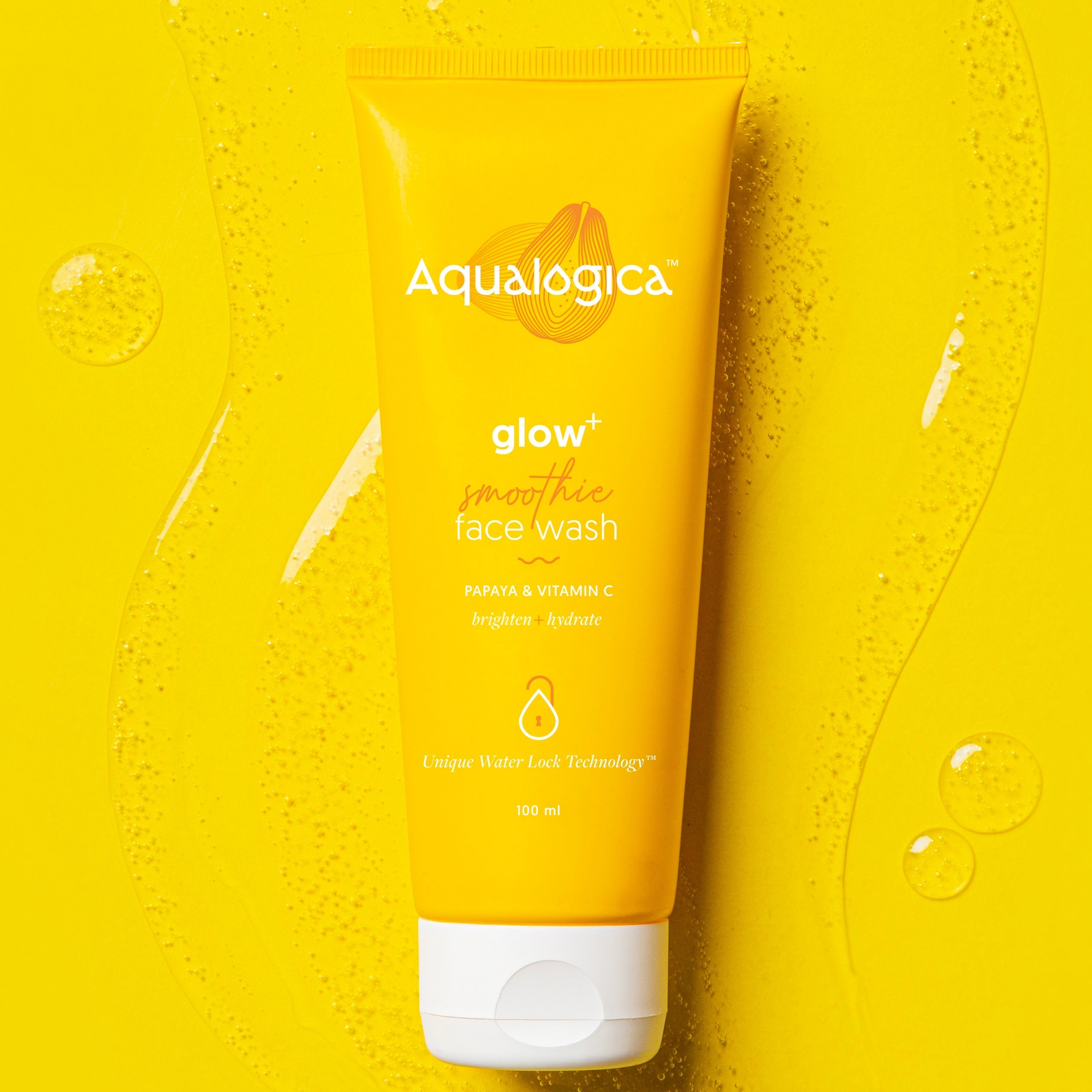 Aqualogica Glow+ Smoothie Face Wash - 100 ml – Veeha Beauty