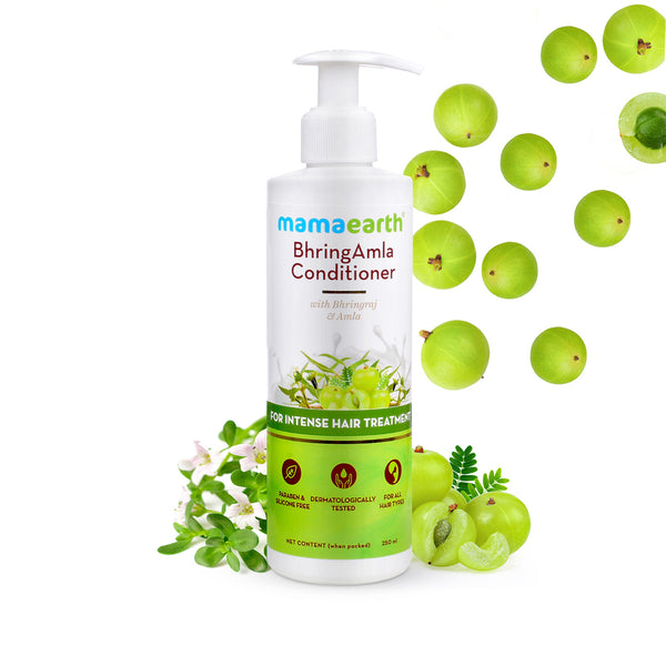 Mamaearth BhringAmla Conditioner with Bhringraj and Amla for Intense Hair Treatment - 250ml