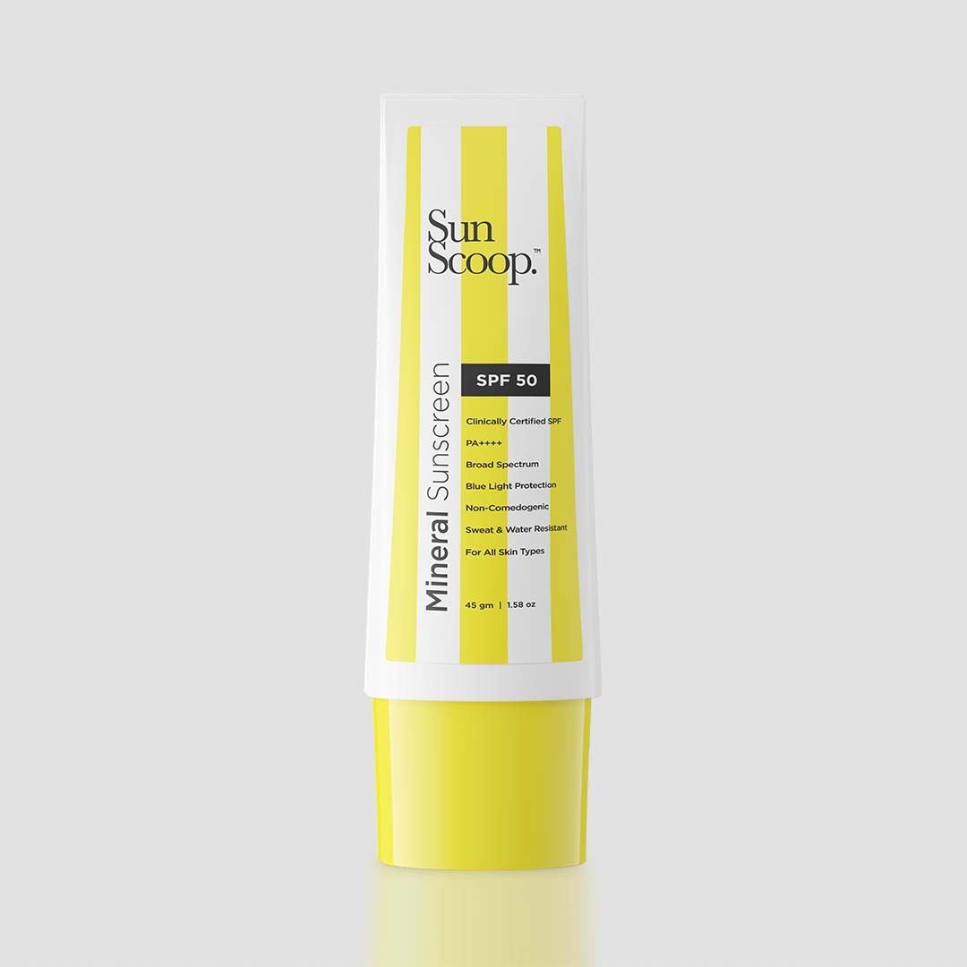 SunScoop Mineral Sunscreen SPF 50 - 45 gms – Veeha Beauty
