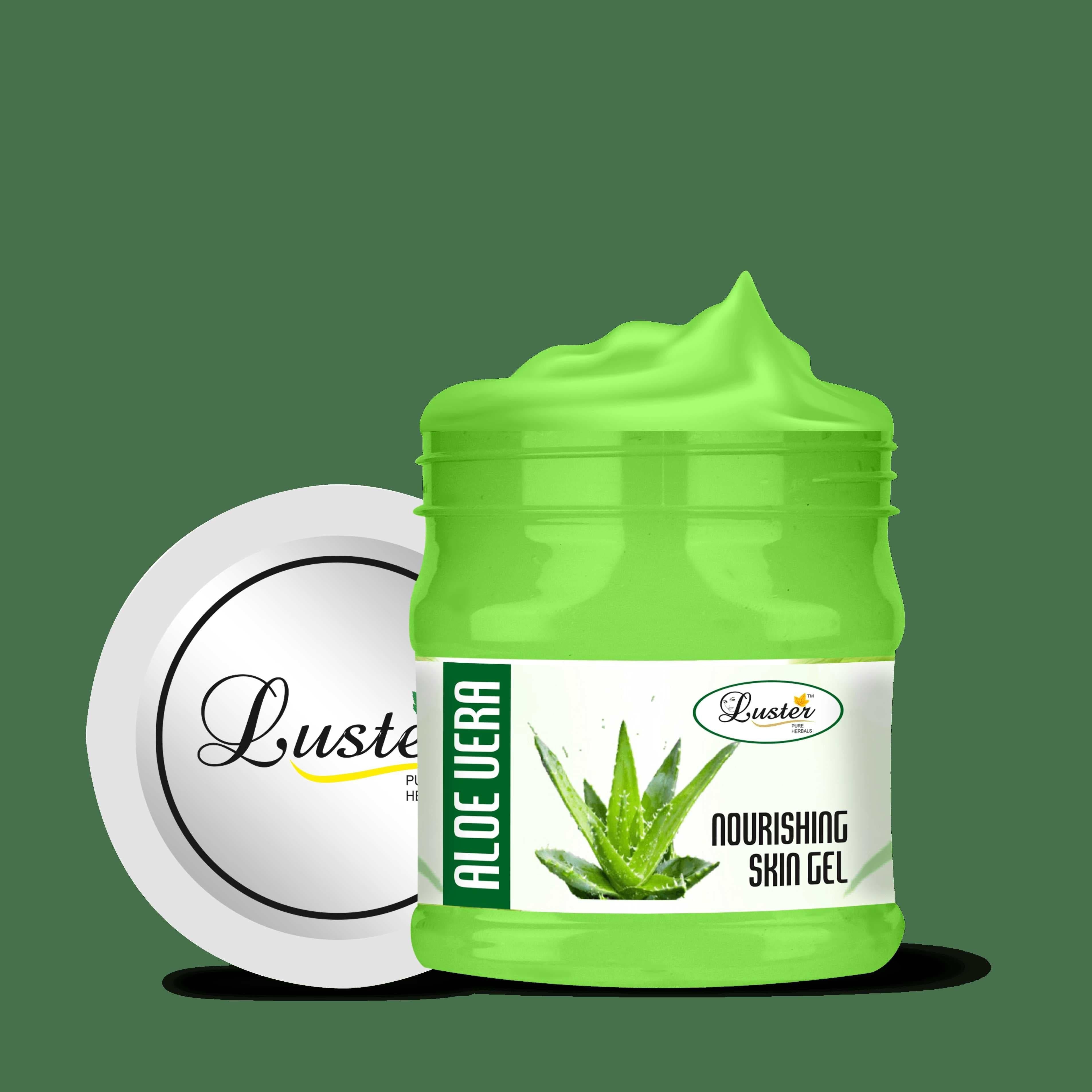 Luster Cosmetics Aloe Vera nourishing Skin Gel - 500ml – Veeha Beauty