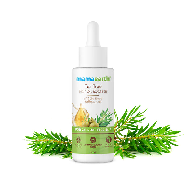 Mamaearth Hair Oil Booster - 30 ml | Tea Tree