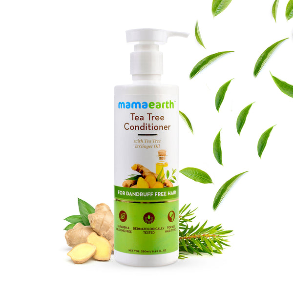 Mamaearth Tea Tree Conditioner with Tea Tree and Ginger Oil for Dandruff Free Hair-250ml